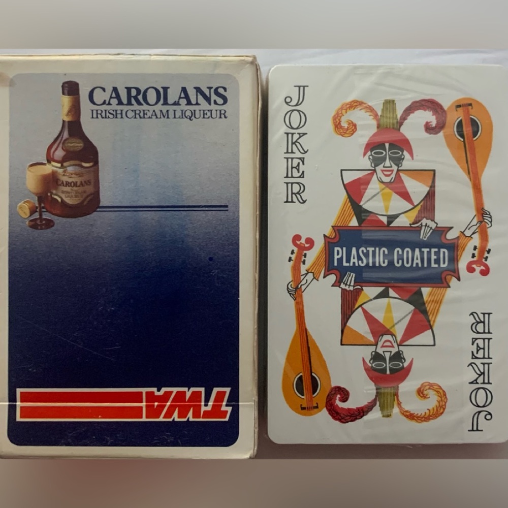 TWA playing cards
